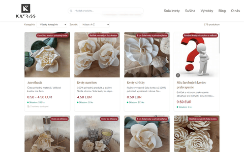 Katriss page explaining what Sola flowers are and how they are made