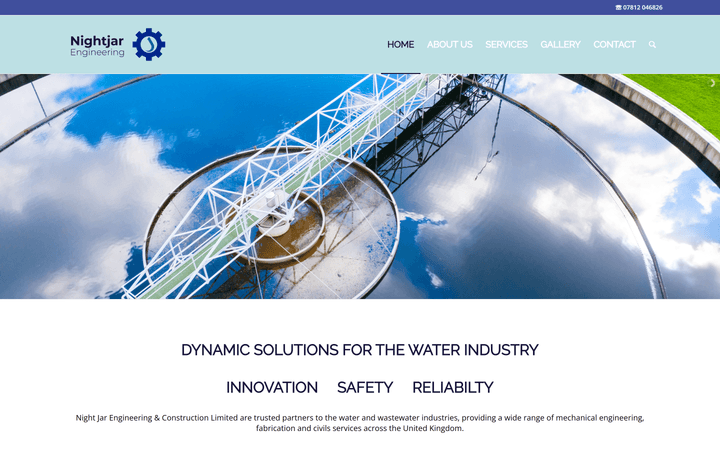 Homepage of Night Jar Engineering